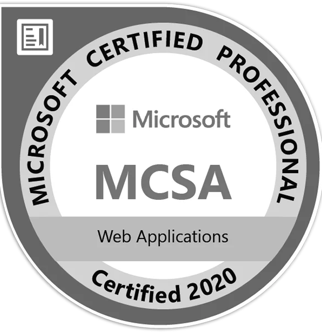 Microsoft MCSA certified