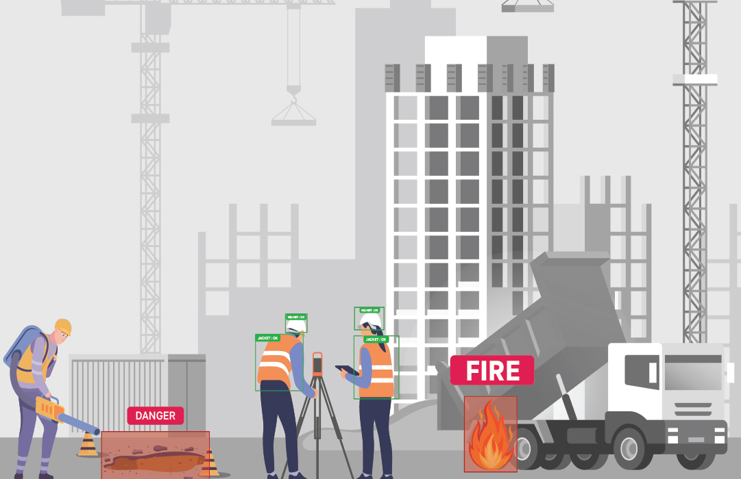 AI-Powered Construction Site Safety Monitoring and Compliance