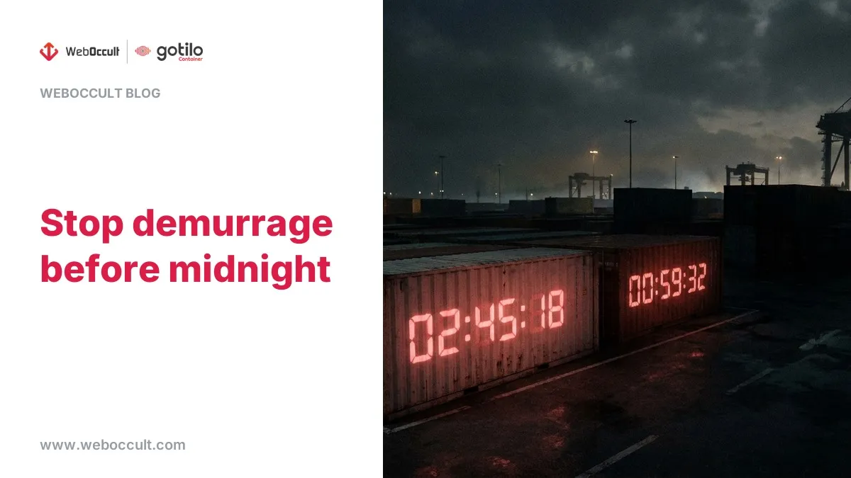 The Clock You Cannot See: How to Stop Demurrage Before Midnight