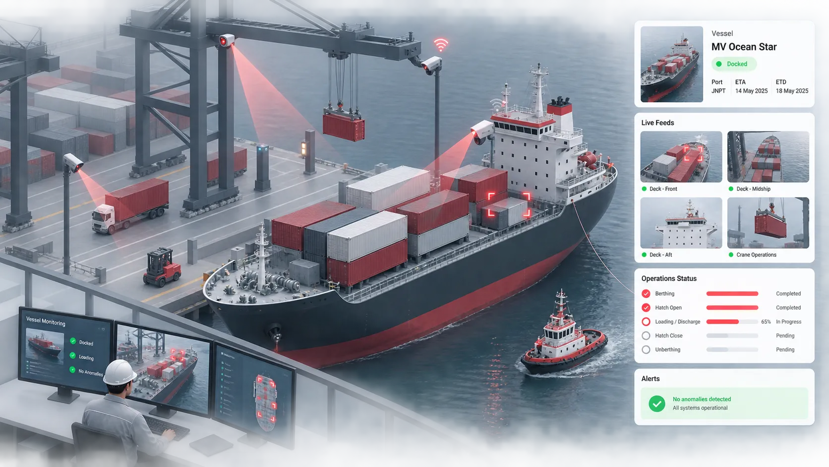 Shipboard monitoring